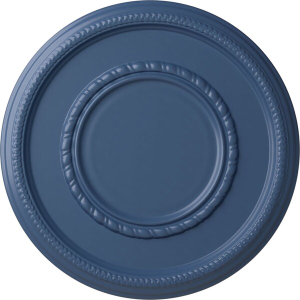 Ekena Millwork Federal Roped Large Ceiling Medallion (Fits Canopies up to 7 3/4"), 17 3/8"OD x 1 1/8"P, Americana CM17FEAMF - main